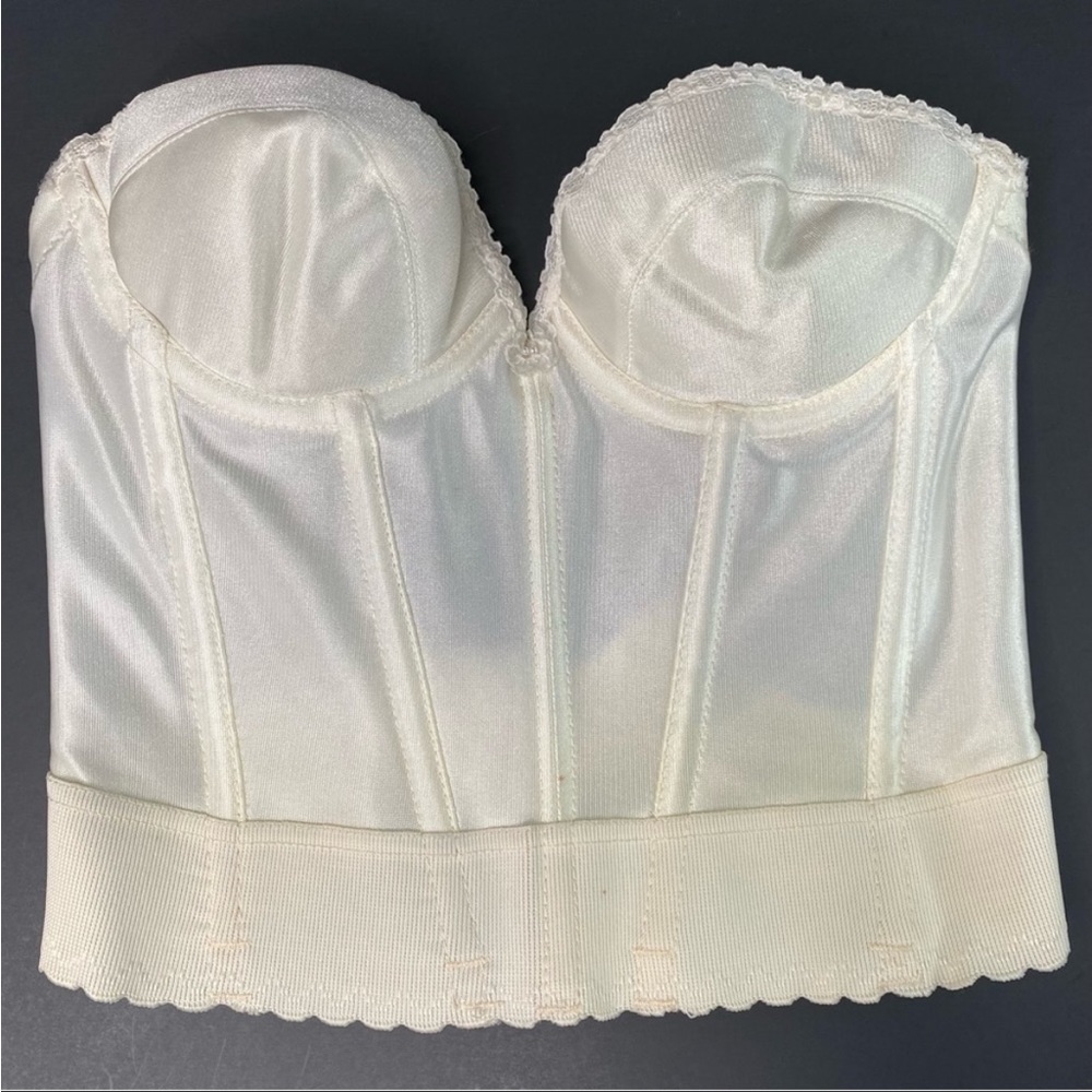 Vintage Carnival 32B Brasselette Silhouette Longline Bra Corset Bustier 203 - EU